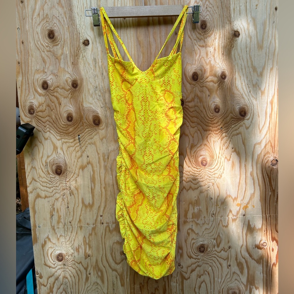 Tiger Mist Zurich Dress Yellow Snake